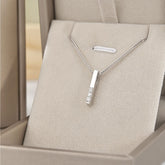 Sapphire Baguette Necklace